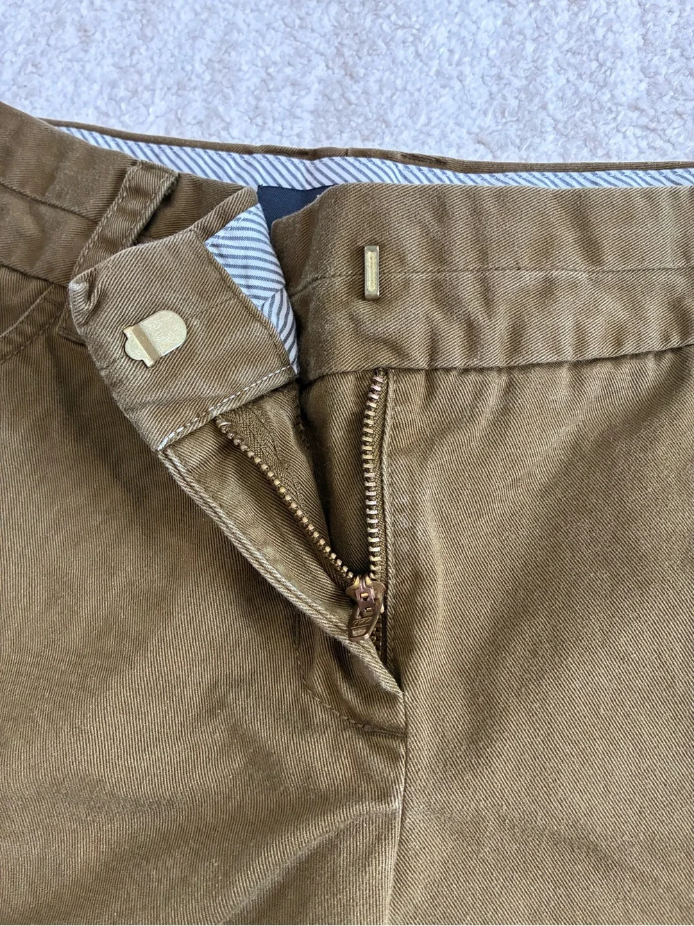 J. Crew Olive Chino Shorts